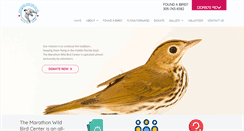 Desktop Screenshot of marathonwildbirdcenter.org